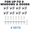 8 Sets Sliding Window Locks for Up and Down Windows,Easy