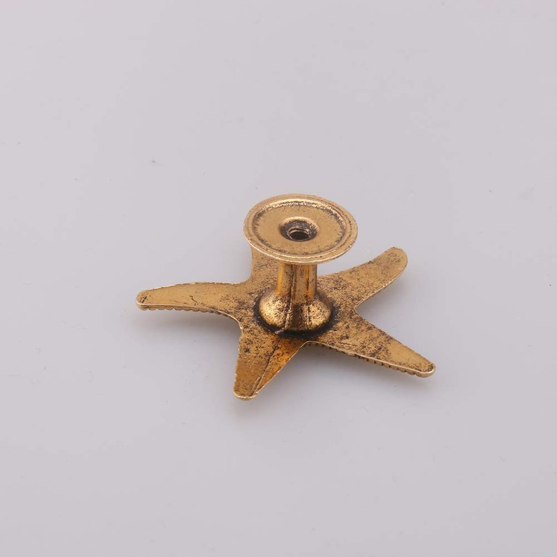 Xinally 6 Pieces Starfish Knobs Coastal Beach Ocean Theme Single