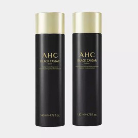 AHC 블랙캐비어 기초 토너 + 로션 2종세트 (교차선택 가능) AHC Black Caviar Basic Toner + Lotion 2-Piece Set (Cross-Selection Available)