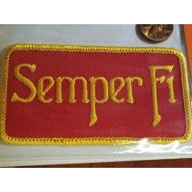 NEW Vintage Voyager Semper Fi USMC Marines Embroider Military Patch Iron-on, sew