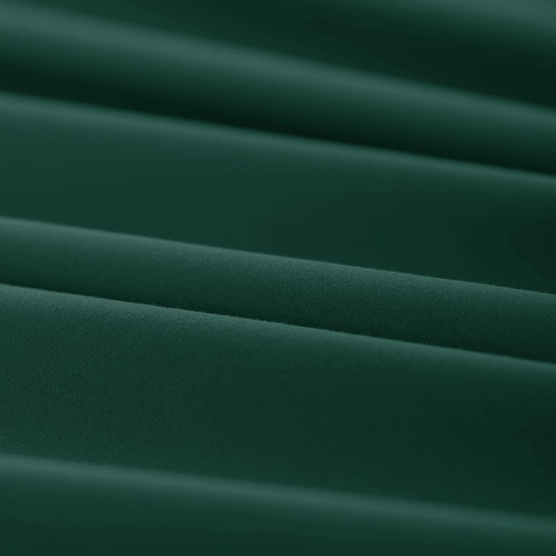 Hafaa Pillowcases 2 Pack Brushed Microfiber Emerald Green Pillow Cases
