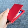 Hibate Genuine Leather Oyster Card Holder Bus Travel Pass Holders
