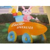 Gemmy Airblown Inflatable Bunny in Easter Speedster with LED Light,