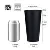 KX-WARE 32-ounce Plastic Tumblers Large Drinking Glasses, set of 8