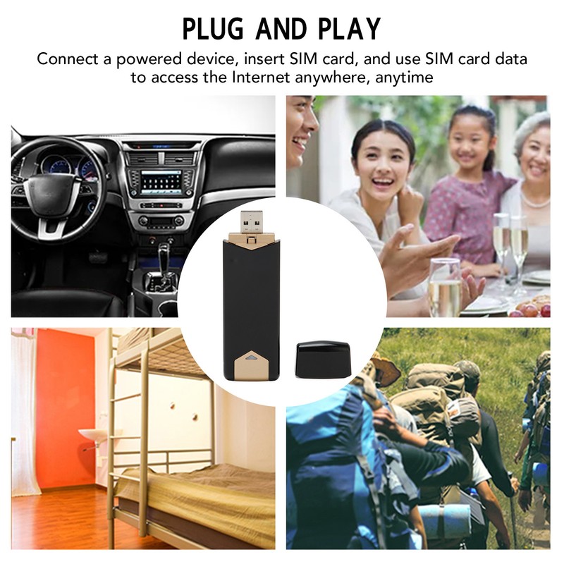 4G USB Portable WiFi Support SIM Card 10 Devices Connection