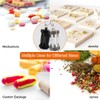 Shintop 2PCS High Capacity Aluminum Container Keychain Waterproof Pill Container