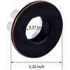 BWE Oil Rubbed Bronze Sink Basin Trim Overflow Cover for