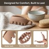 SmallCat 4 Pcs Small Banana Clip, Coffee, White, Khaki and
