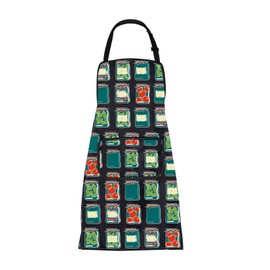 CMINM Canning Aprons Gifts for Canning Lover Canning Season Kitchen Cooking Garden Home Chef Apron for Women Men with Pockets (Canning Aprons)