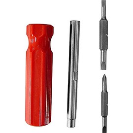 6 in 1 SCREWDRIVER = 1/4" & 5/16" Nut Setter + 2 PHILLIPS & 2 SLOTTED