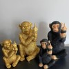 RP Medium Resin Rude Monkey Ornament 19cm Statue Sculpture Figurine