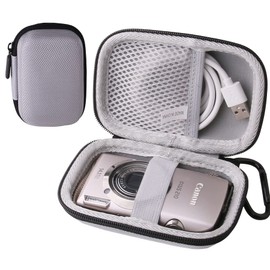 Canon Digital Camera IXY 180/ IXY650 /IXY200/ IXY210 Protective Storage Case -waiyu JP (Gray)