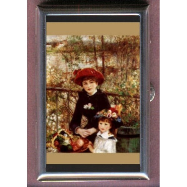 Renoir On The Terrace Impressionist Art Decorative Pill Box