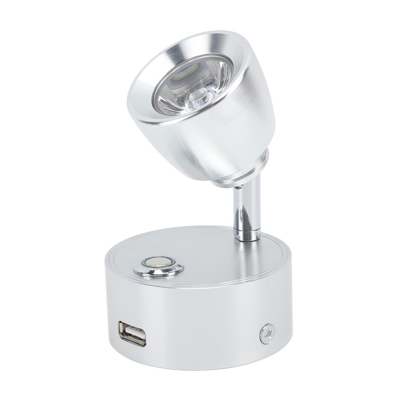 RV Reading Light LED Indoor Bedside Lamp Boat Yacht USB