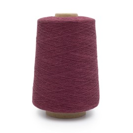 Linen 14, 100% Linen Yarn by Silk City Fibers for Weaving or Knitting, Wine