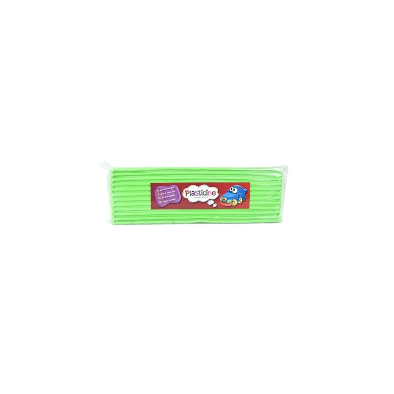 Plasticine 400 g, Neon Green, Modelling Clay for Animators and