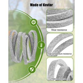 Deck Belt Kevlar Fit for Husqvarna 588814301 599275701 GT48DXLS TS348D TS348 YT48DXLS Riding Mower, 1/2" x 136 5/8" Lawn Mower Drive V Belt Aramid Cord