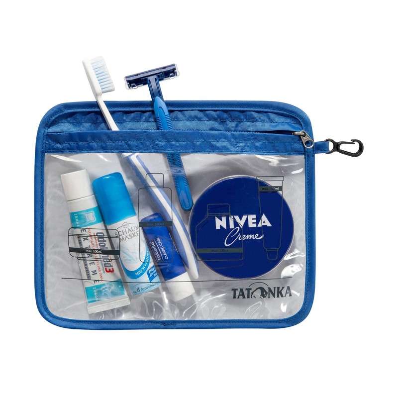 Tatonka Toiletry Bag Zip Flight Bag A5 - Transparent Bag