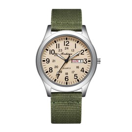 BOSHIYA Mens Watches Analog Quartz Sports Unisex Watch Leisure Sports & Outdoor Medical Professionals-Military Time with Glowing Easy to Read Dial Wrist Watch