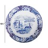 C.R. Gibson TW12-25755 Spode Blue Italia Disposable Paper Dinner Plates,