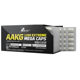 Olimp AAKG - 30-120 Capsules - Amino acids regeneration muscle pump strength recovery - 30 Capsules - 1 Blister