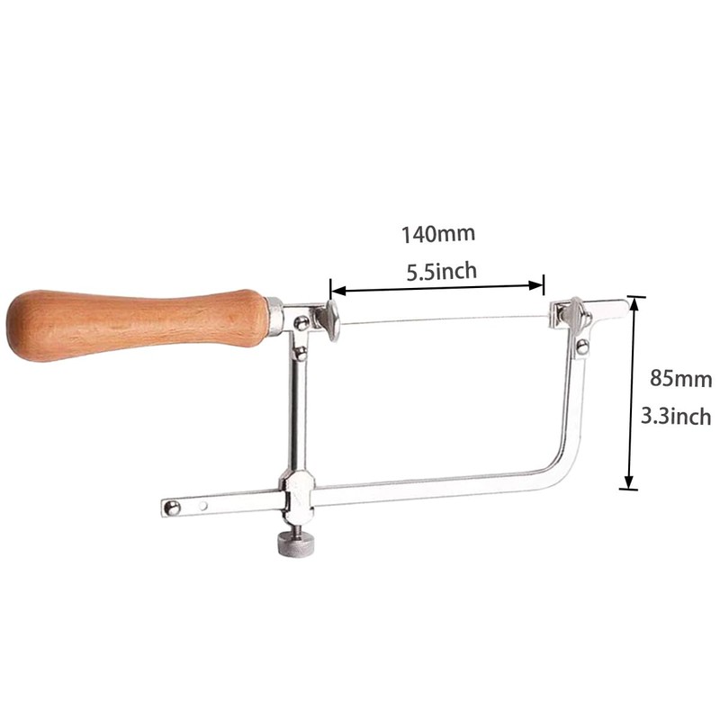 1PC Coping Saw Steel Frame with 0.5mm diamond wire saw,