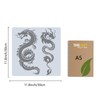 GORGECRAFT Dragons Stencils Templates 30x30cm Double Dragons Pattern Large Reusable