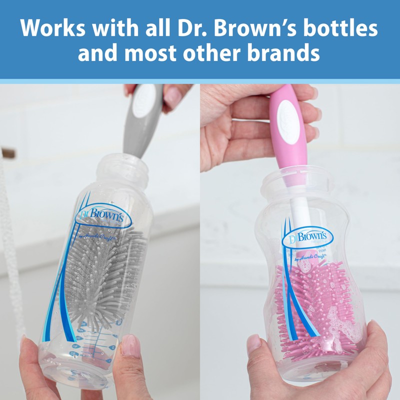 Dr. Brown's Soft Touch No Scratch Baby Bottle Cleaning Brush