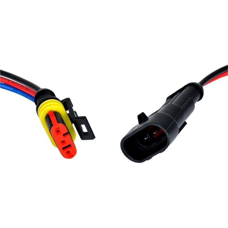 GTIWUNG 5 Kit 3 Pin Way Waterproof Electrical Connector Wire,