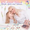 Girls Charm Bracelet Making Kit with Jewelry Case for Kids