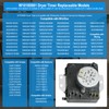 W10185981 Dryer Timer, WPW10185981 Dryer Timer Compatible with Whirlpool, Maytag,