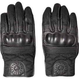 Belstaff Hampstead Motorcycle Gloves, Black, L
