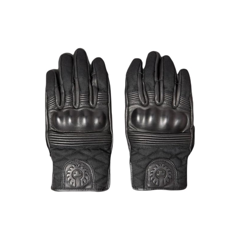 Belstaff Hampstead Motorcycle Gloves, Black, L