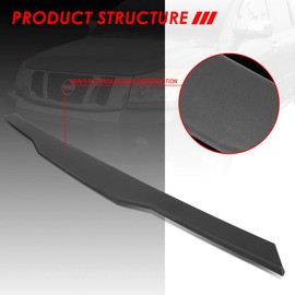 Auto Dynasty Pickup Truck Tailgate Bed Rail Top Moulding Cap Rear Trim Panel Cover Compatible with Titan 04-12