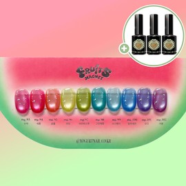 Yogurt gel fruit magnetic gel 10-piece set / 요거트젤 후르츠 자석젤 10종 세트