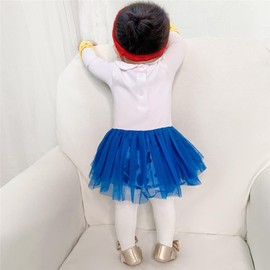 Lito Angels Baby Girls Jessie Bodysuit Onesie Romper with Headband, Infant Fancy Dress Up Costume Birthday Party Outfits, Age 0-3 Months, Long Sleeve