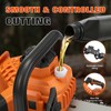 GEARPASS 42V 16-Inch Cordless Chainsaw with 2x 4.5Ah Battery &