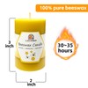 Lacaser Pure Beeswax Candles Bulk, 2"x 3" Pillar Candles(3 Pack),