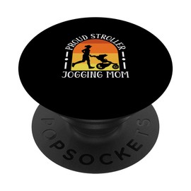 Jogging Stroller Baby Running Buggy Workout Cardio Fitness PopSockets Swappable PopGrip