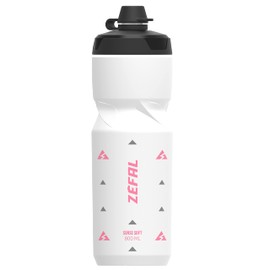 Zefal Sense Soft 80 No-Mud Water Bottle, White, 800ml