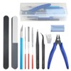 BGTXINGI 15pcs Modeler Basic Tools Craft Set Gundam Model Tools