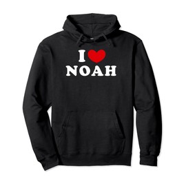 I Love Noah, I Heart Noah Pullover Hoodie