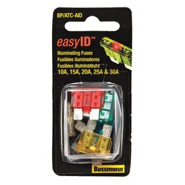 Eaton BUSSMANN Automotive Blade Fuse Kit with 5 Fuses Included; Fuse Series Included: ATC