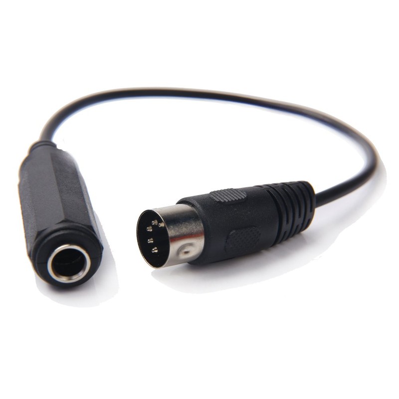 SiYear 6.35mm Female 1/4" TRS to DIN 5 Pin MIDI