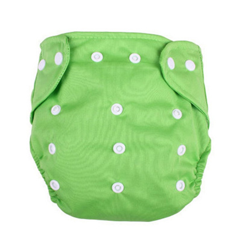 6PCS Baby Cloth Diapers Adjustable Washable Reusable Soft Breathable Infant