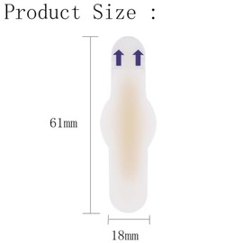 JJiaoLinin Gel Blister Plasters Foot Blister Protection Pads, Pack of 30 Blister Plasters, High Heel Gel Plasters, Blister Gel Guard, Invisible Against Wear on the Heel, Forefoot, Fingers, Toes