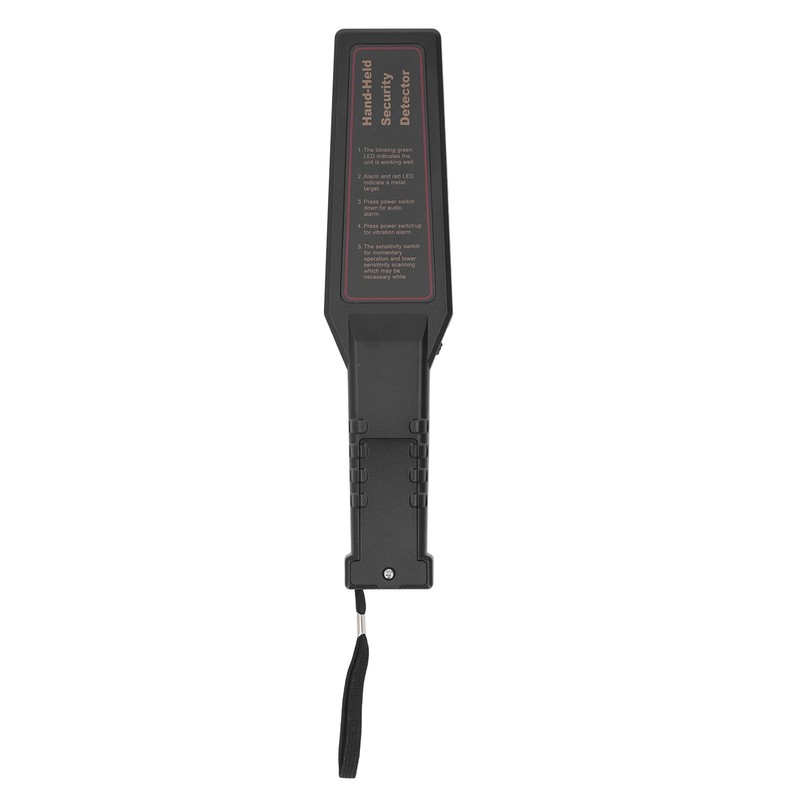 Handheld Metal Detector Portable Vibration Buzzer Security Detection Alarm with