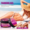 SZCLKJGS Brown Tanning Gel, Natural Powerful Effect, Tanning Lotion, Shiny,