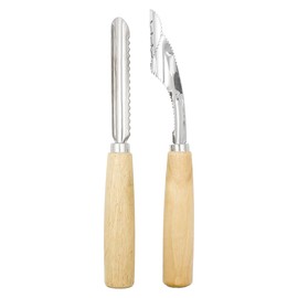 Tiardey 2 Pieces Stainless Steel Pepper Corer Chilli Corer Core Corer for Chili Fruit Corer Tool Kitchen