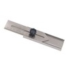 Sliding Line Ruler 0 To 100mm Stainless Steel Clear Scale